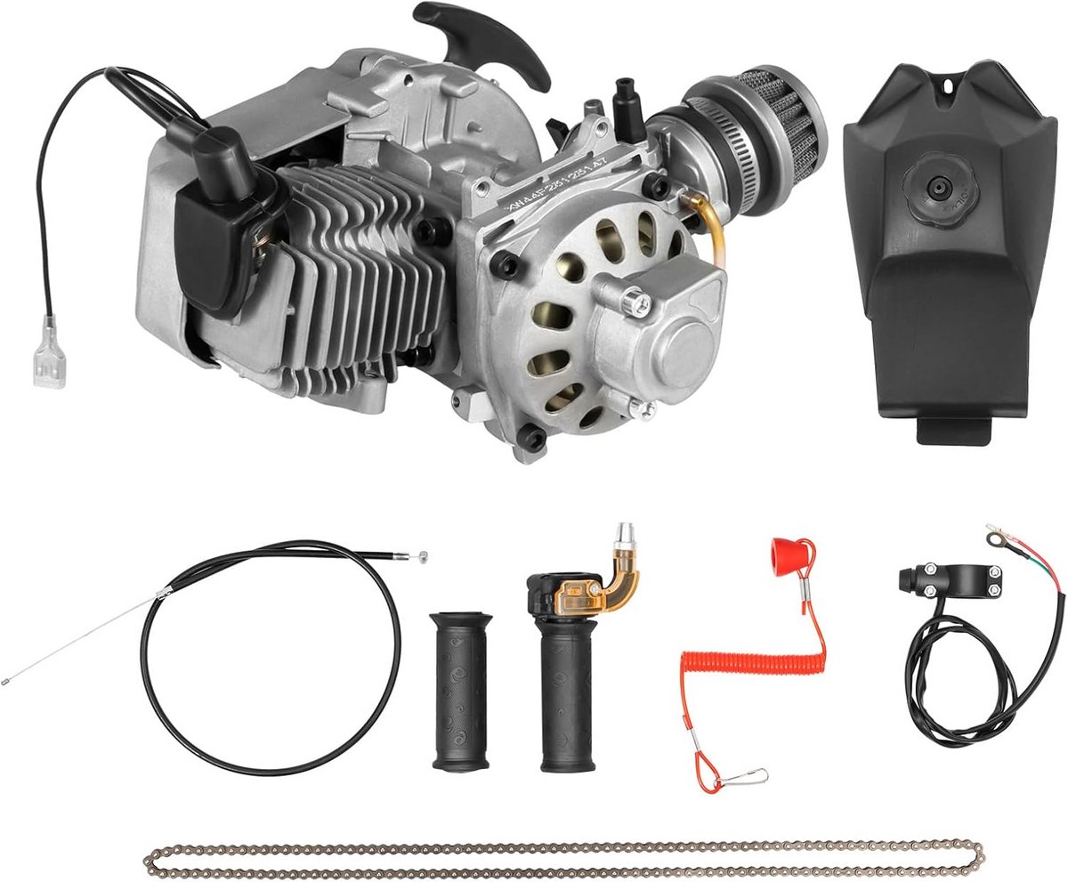 2-takt Motoren Set voor Mini Dirt Bikes en Pocket ATV's - 49 cc, Meer Onderdeel