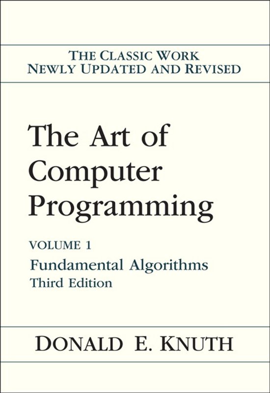Art Of Computer Programming Vol 1 - cover