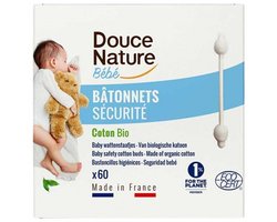 Douce Nature Baby wattenstaafjes bio 60 Stuks