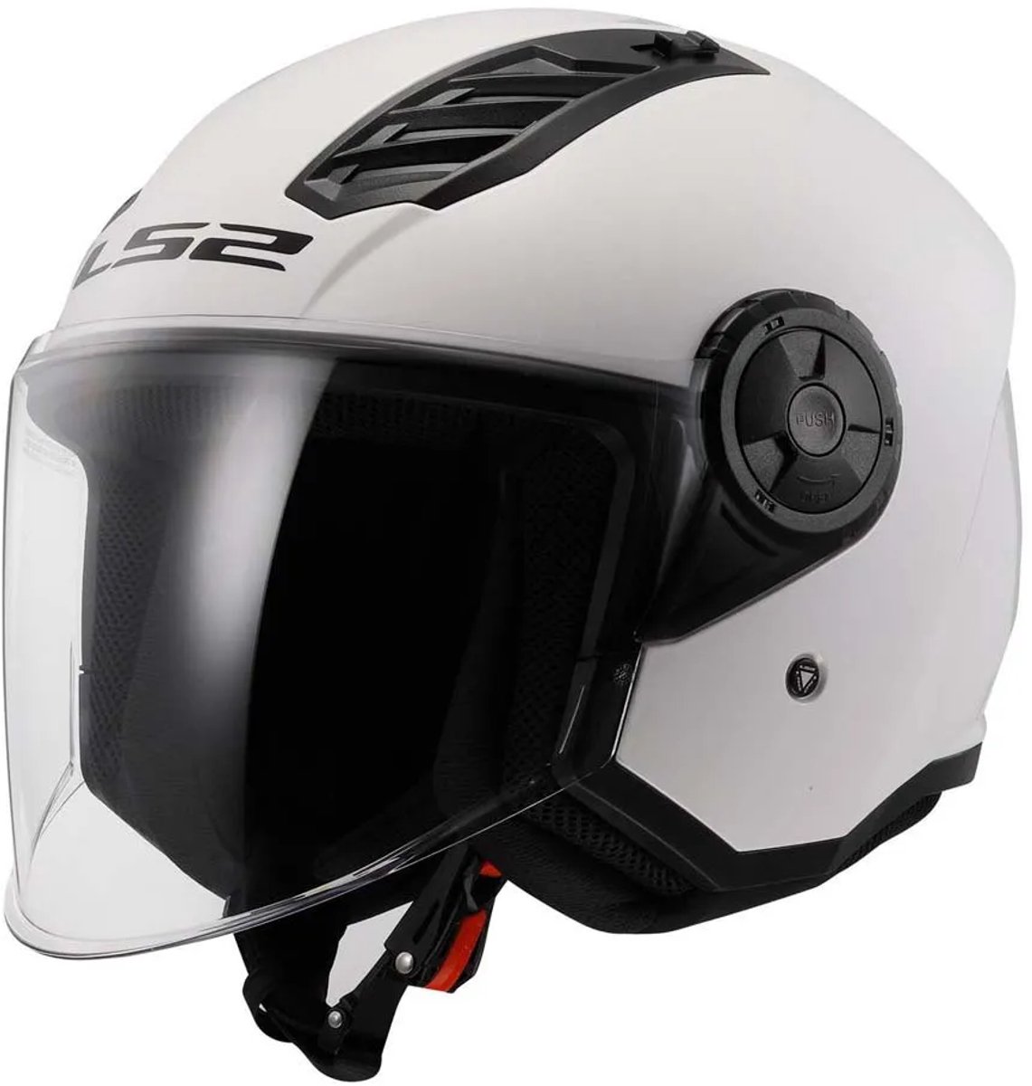 LS2 OF616 Airflow II Solid Gloss Wit 06 Jethelm - Maat XXL - Helm – foto 3