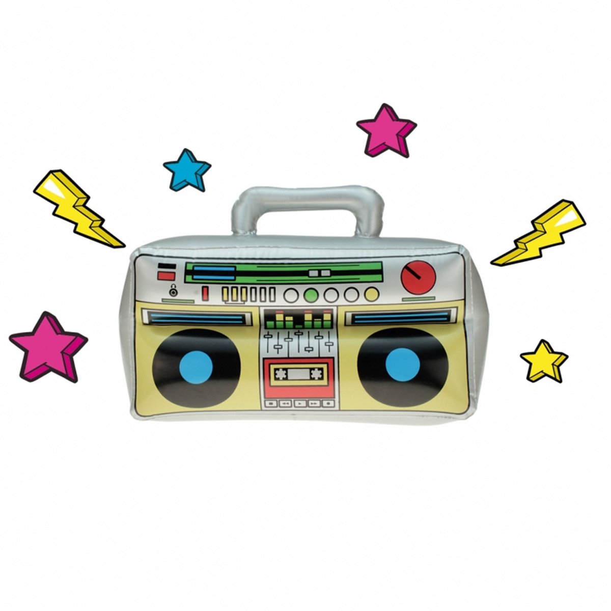 Opblaasbare Rock Star Toy, opblaasbare radio, opblaasbare mobiele telefoon, opblaasbare microfoon, jaren 80 en 90 decoratie, retro, feestdecoratie voor disco, themafeest, carnaval, outfit Opblaasbare Rock Star Toy, opblaasbare radio, opblaasbare mobiele telefoon, opblaasbare microfoon, jaren 80 en 90 decoratie, retro, feestdecoratie voor disco, themafeest, carnaval, outfit