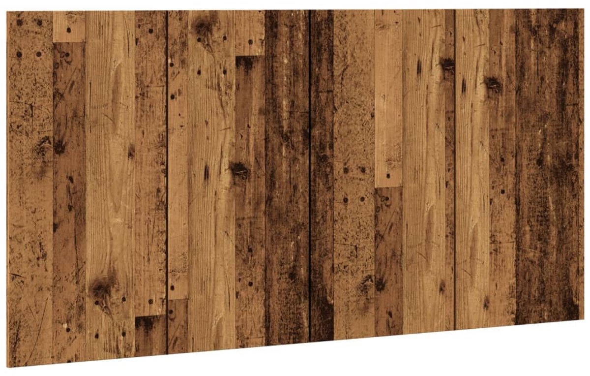 vidaXL - Hoofdeinde - 160x1,5x80 - cm - bewerkt - hout - oud - houtkleurig