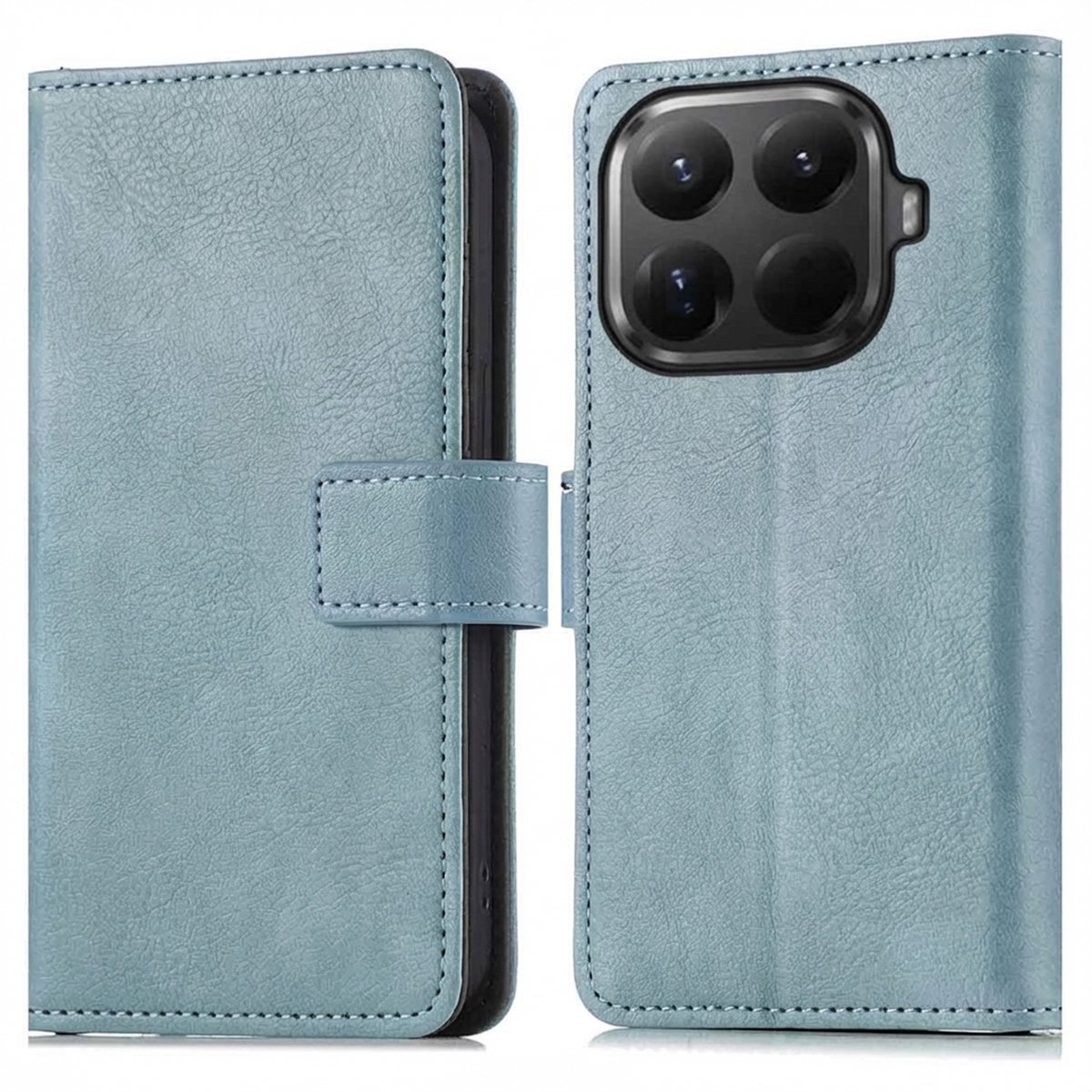 imoshion Hoesje - Geschikt voor Xiaomi 15T Pro - Luxe Bookcase - Lichtblauw