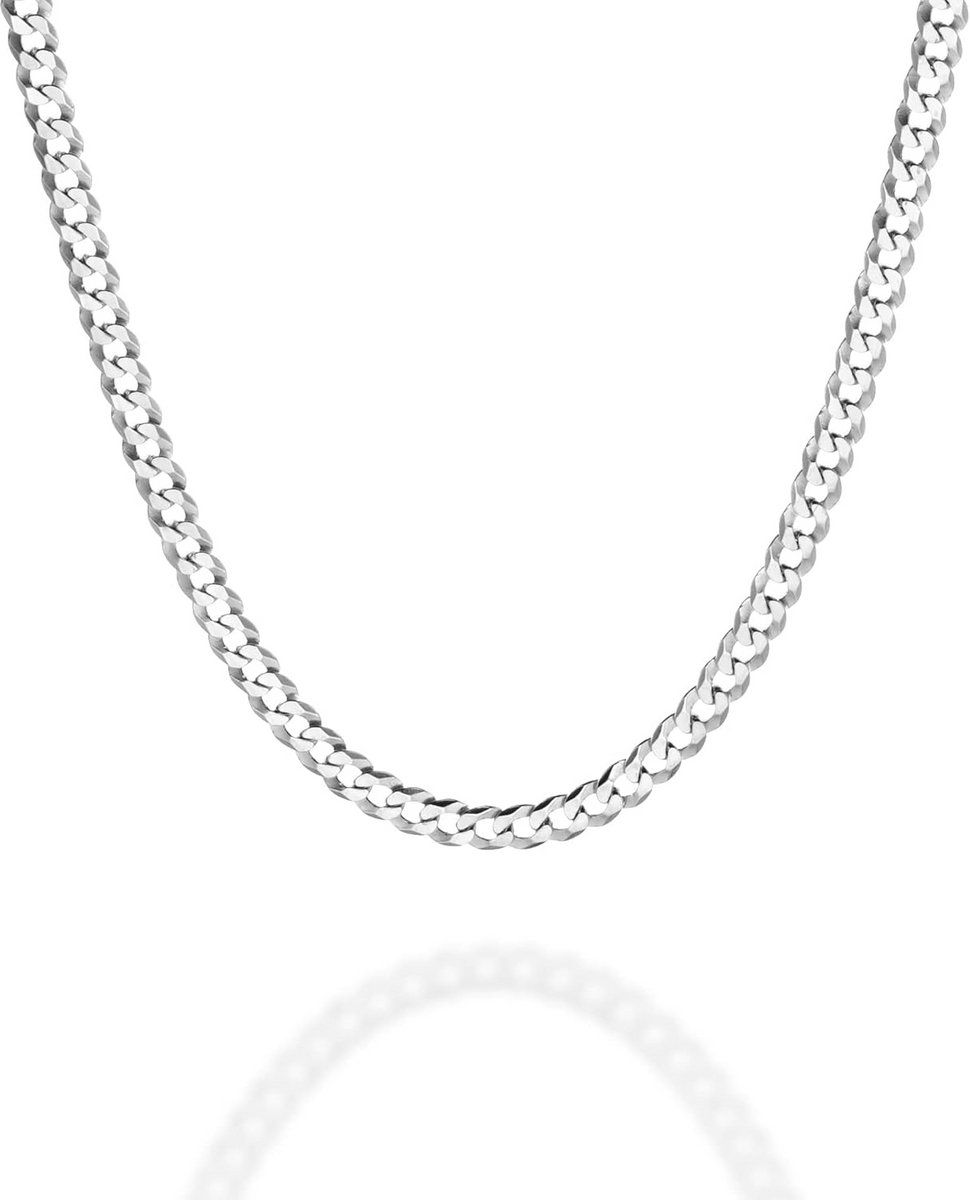 Cuban Armband Heren Dames Zilver 925 Breedte 3.5 mm Geschikt voor Verlenging