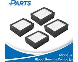 iRobot Roomba Combo j9+ Filters (4 Stuks, Plus.Parts® alternatief voor 4785883 / 4785887)