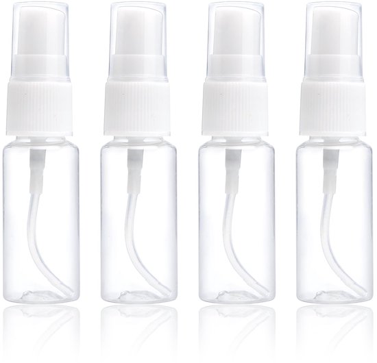 Spuitfles Set - Lekvrij en Herbruikbaar - 4 x 20 ml