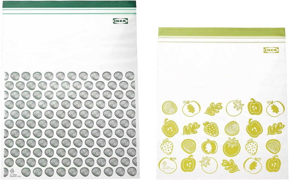 30 Vrieszakken Set - 6L & 4.5L - Sterke Diepvrieszakken voor Voedselopslag