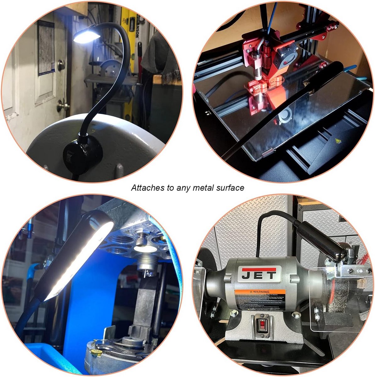 Naaimachine Verlichting met 30 LED's en Magnetische Basis - Flexibele Werkbanklamp