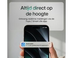 ONE – Smart Rookmelder 5-Pack – WiFi & App – 10 Jaar Batterij – Draadloos Koppelbare Slimme Rookmelder / Brandmelder – Ideale Set voor Woning