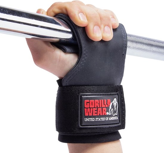 Gorilla Wear Lifting Grips - Lifting straps - One Size - Zwart