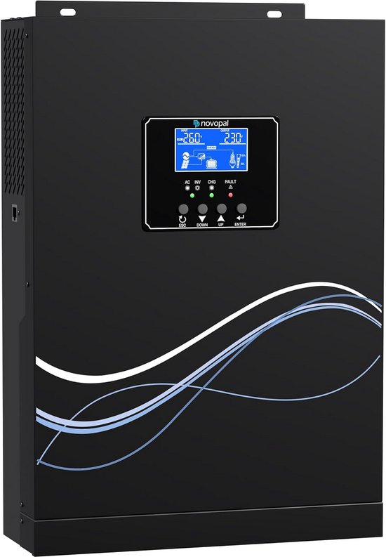 Hybride Omvormer 3500W Zuivere Sinus 24V DC naar 230V AC met 100A MPPT Solar Laadregelaar
