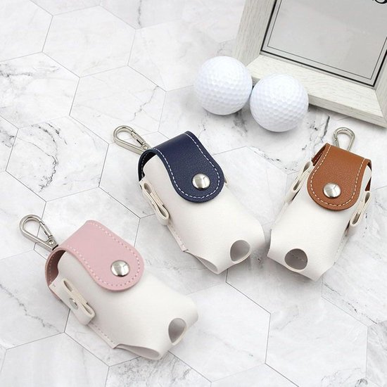 Heuptas voor golfballen - Golfbal opbergtas met clip - Beschermtas voor minigolf - Handig voor golftraining - Sportieve opbergtas van Merkloos — afbeelding 5
