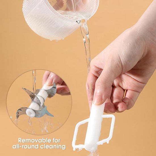 Mini Keukenmachine - Elektrische Hakker - Snel Ingrediënten Snijden - Draadloos USB Opladen - Compact Formaat - Zilver — afbeelding 3