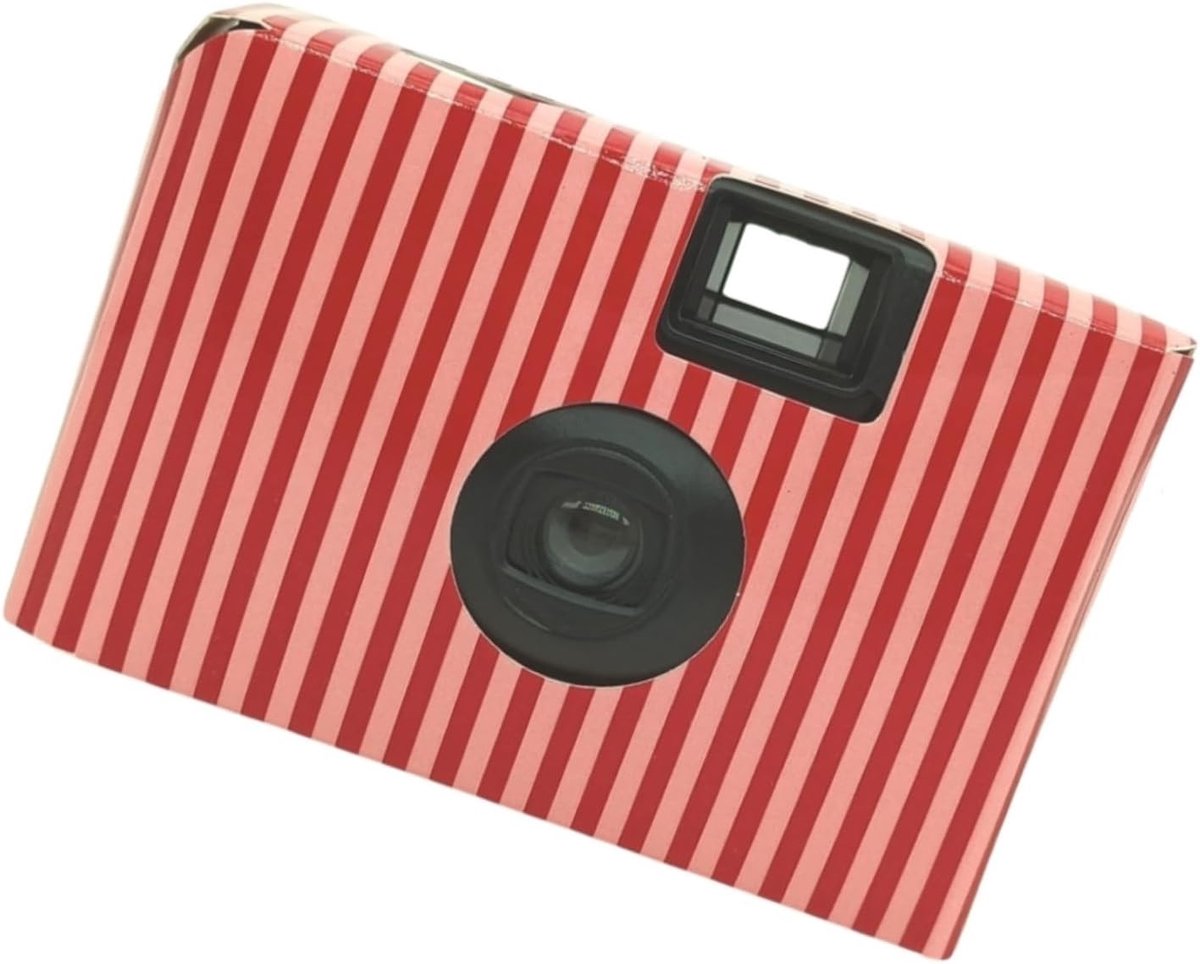Wegwerp Filmcamera - Kindvriendelijk - Spontane Momenten - Voorgeladen Zwart-wit - 90x56mm - Wit