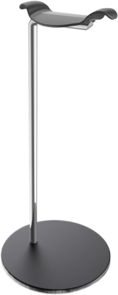 Hoofdtelefoon Houder - Koptelefoonstandaard Oortelefoon - Bureau Organisatie - Stevige Stabiele Basis - 26 cm Hoog - Mat Zwart
