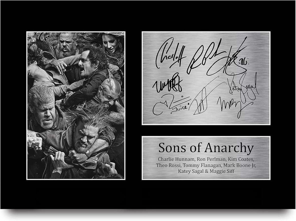 TV Serie Poster - Gedrukt Artwork - Huisdecoratie - Gedrukte Handtekening Replica - A4 Formaat