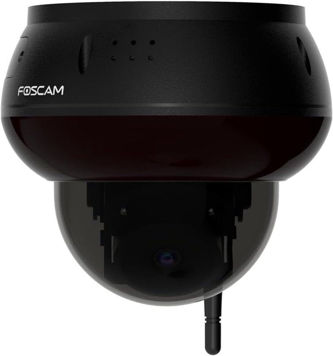 Beveiligingscamera Koepel - WLAN Camera - Buiten Bewaking - 4K Ultra HD KI Detectie - 13x13x12cm - Zwart