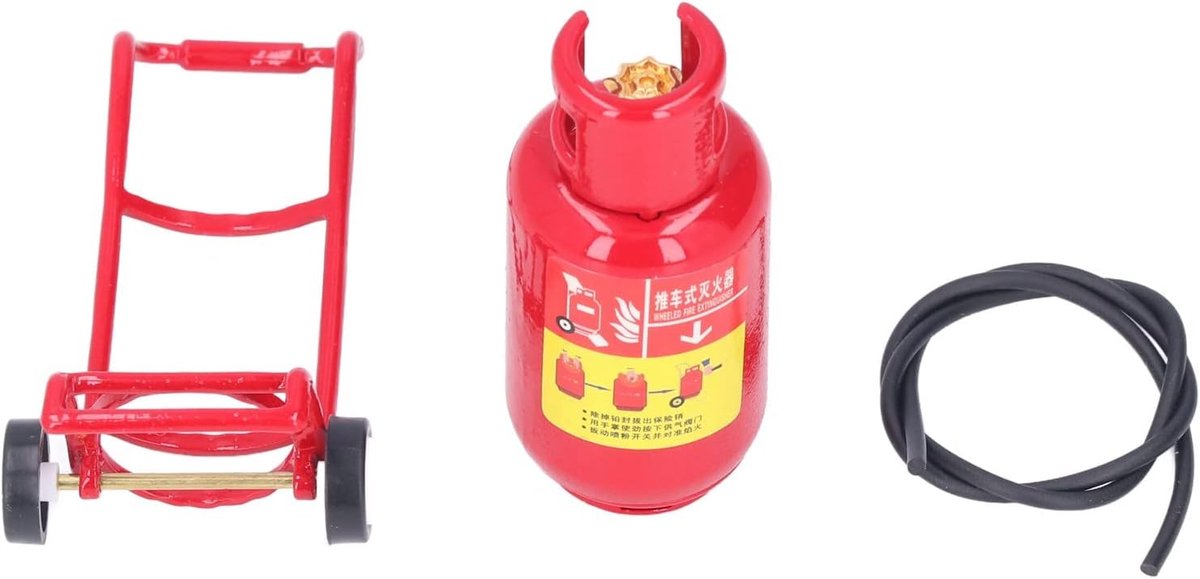 Speelgoed Brandblusser - Miniatuur Decoratie - Fantasie Spel - Hoge Hardheid Legering - 8.99 x 4.98 x 3.99 cm