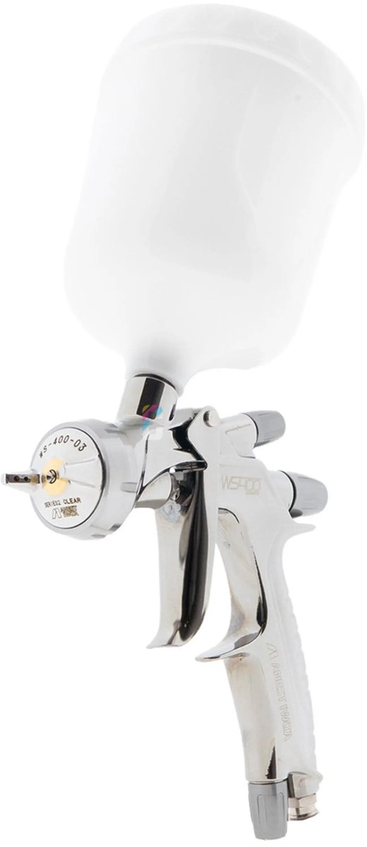 Iwata WS400 Clear Series 2 Verfspuit + bovenbeker - 1,3mm