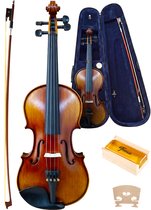 Finesse Viool Starterset - met Koffer & Accessoires - 4/4 - Viool Muziekinstrument - Paris
