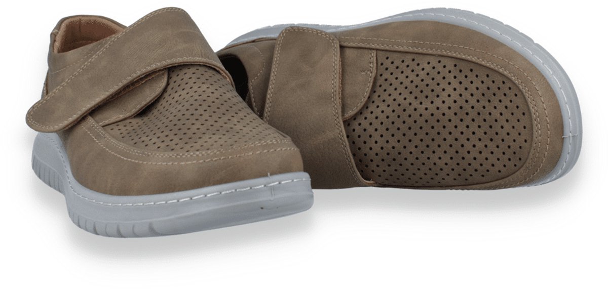 Mode-mania Heren Velcroschoen | Cognac | Maat: 41