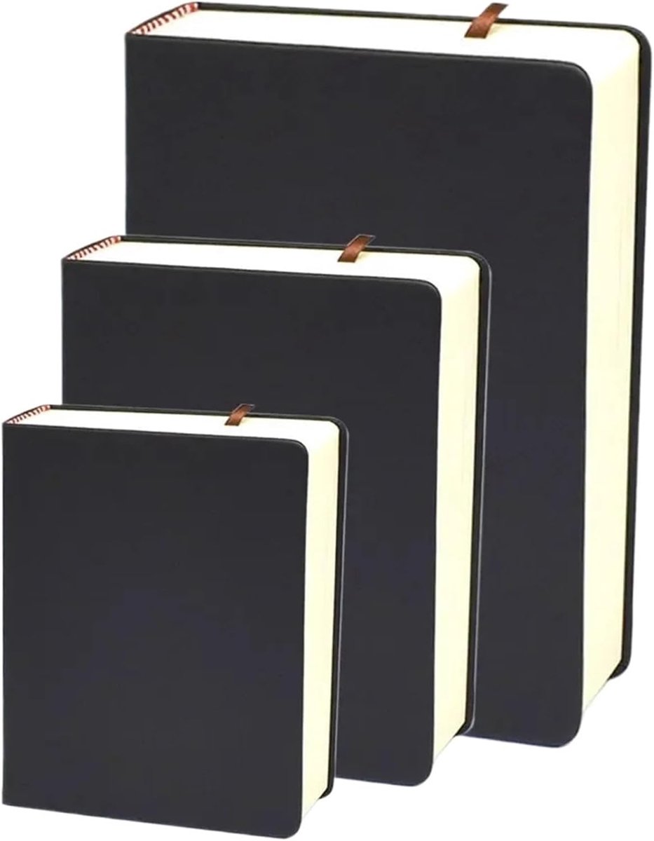 Super Dik Notitieboek - Agenda Planner Schetsboek - Schrijven Dagboek Plannen - Zachte Omslag Ligt Plat - A5 660 Pagina's