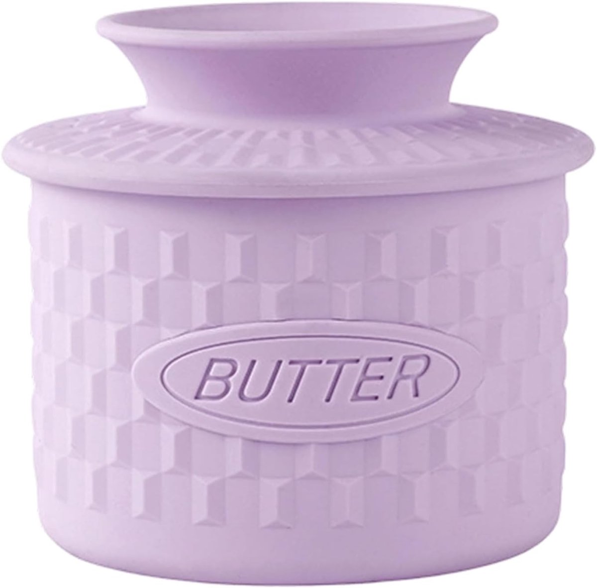 Boterbewaarder - Boterdoos - Keuken - Luchtdichte sluiting - 10x9 cm - Lila
