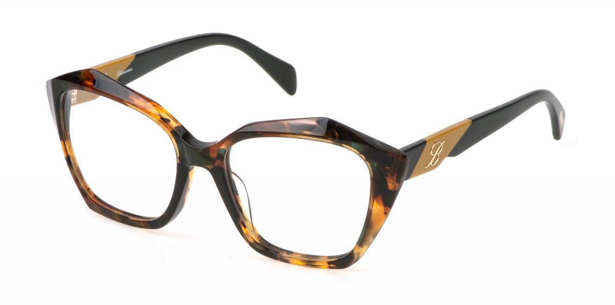 Blumarine VBM850 Avana marrone/verde 53/17/140 WOMAN Brilmonturen