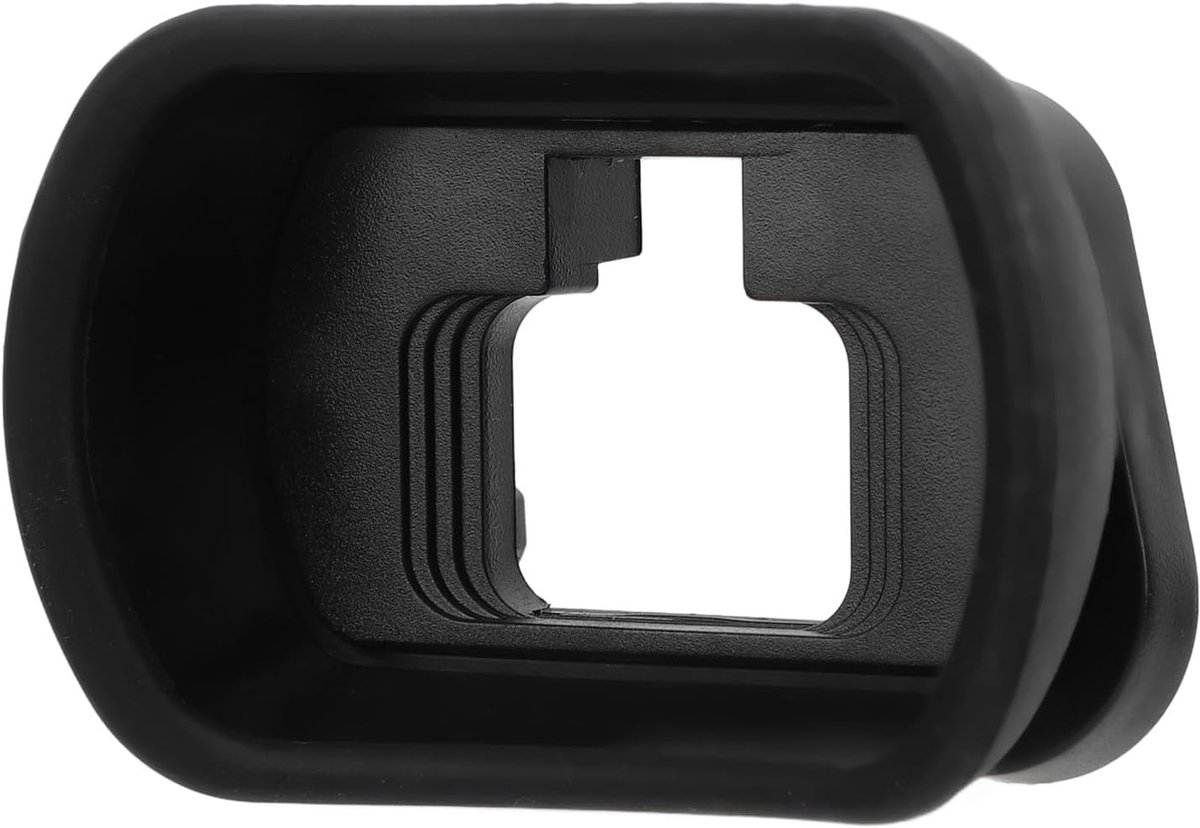 Oogschelp Camera - Zoekerbeschermer Rubber - Betere Foto's - Blokkeert Extern Licht - 50x33x21mm - Zwart