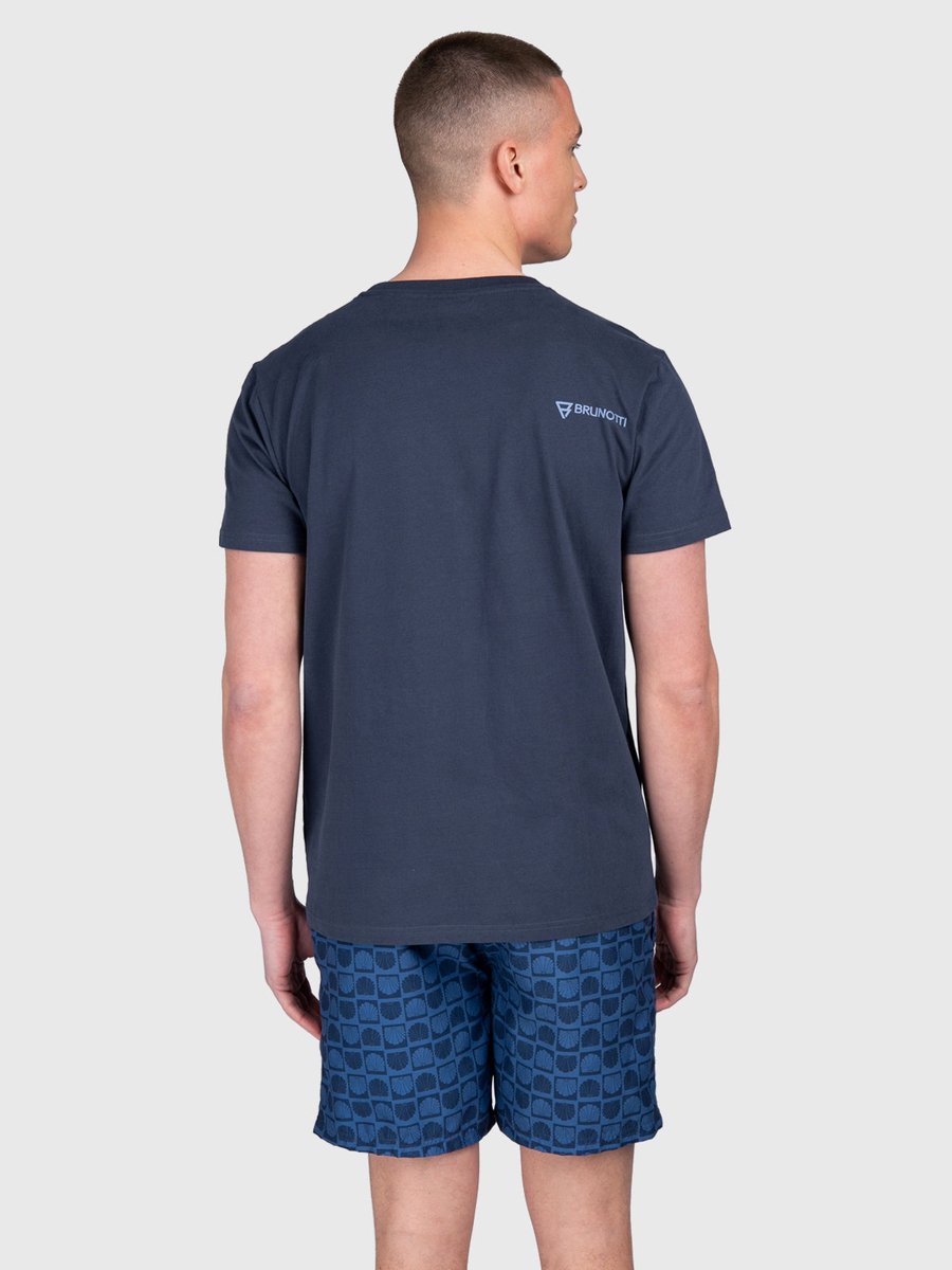 Brunotti Jelledee T-Shirt Indigo 100% Katoen Regular Fit XXL Blauw