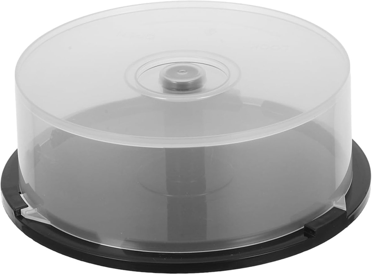 Cd Opbergemmer - Dvd Container - Media Opslag - Ruimte voor 25 - 14x14x4.7cm - Multi