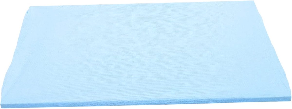 Aankleedkussenhoes Katoen - Baby Verschoningshoes - Comfortabel Luiers Verwisselen - Afneembaar En Wasbaar - 81x40cm - Hemelsblauw