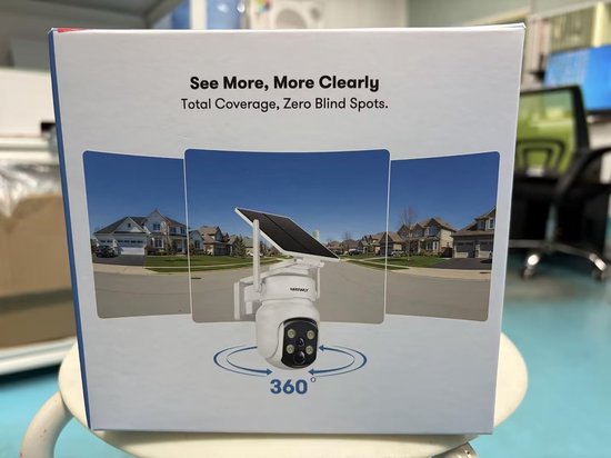 Bewakingscamera Buiten - Beveiligingscamera Set - Huis Beveiligen - 360 Graden Zicht - 2 Camera's - Wit — afbeelding 5