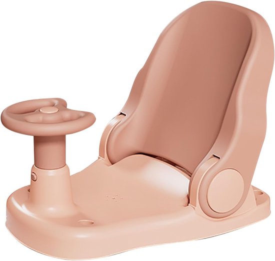 Babybadzitje - Douchestoel Baby - Veilig Baden - Verstelbare Zitmodi - Roze — afbeelding 3