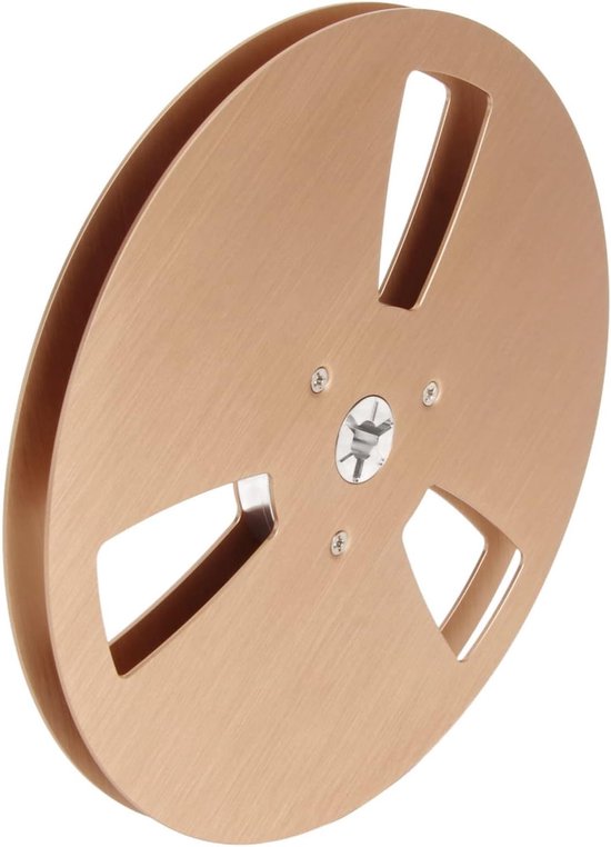 Lege Haspel - Tape Spoel - Muziek Opnemen - Aluminium Constructie - 7 Inch Diameter — afbeelding 5