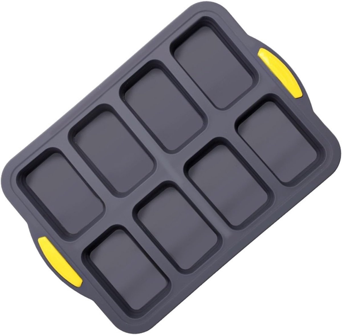 Siliconen Broodpan - Bakvorm Muffins - Zelf Bakken - Metalen Frame - 35 x 25 cm - Grijs