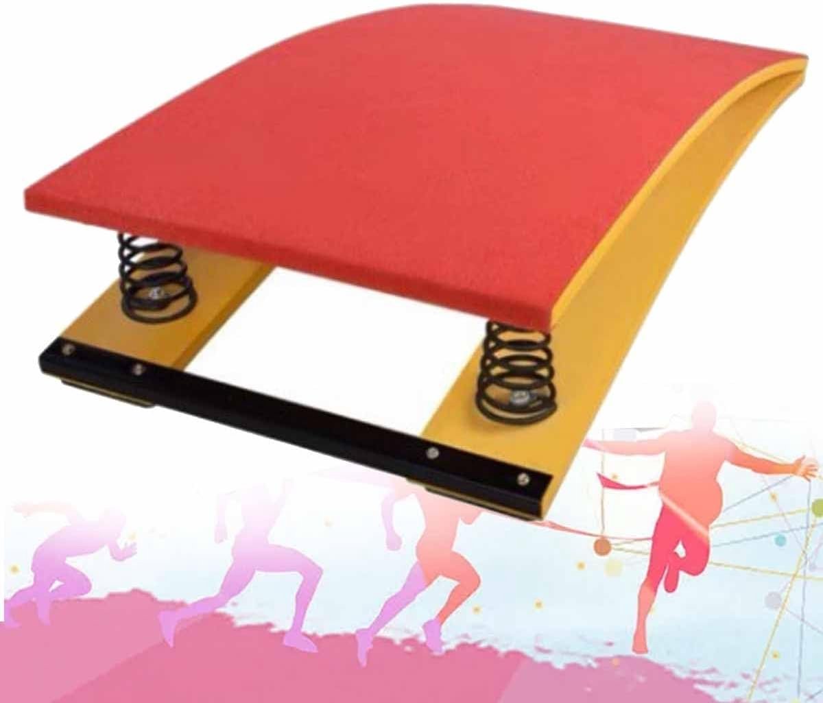 Junior Springplank - Gebogen Gewelfbord - Gymnastiek Oefenen - Stabiele Ondersteuning - 60 x 40 cm