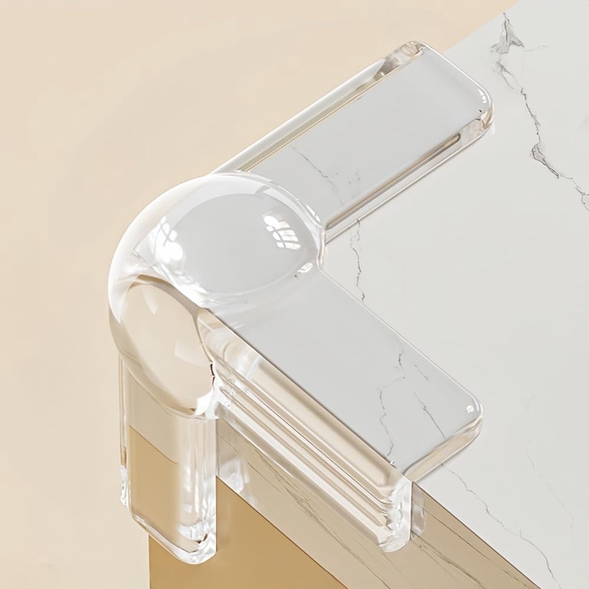 Tafelhoekhoezen Baby - Hoekbeschermers Meubels - Babykamer Beveiligen - Zacht Slagvast PVC - 12 Stuks Transparant