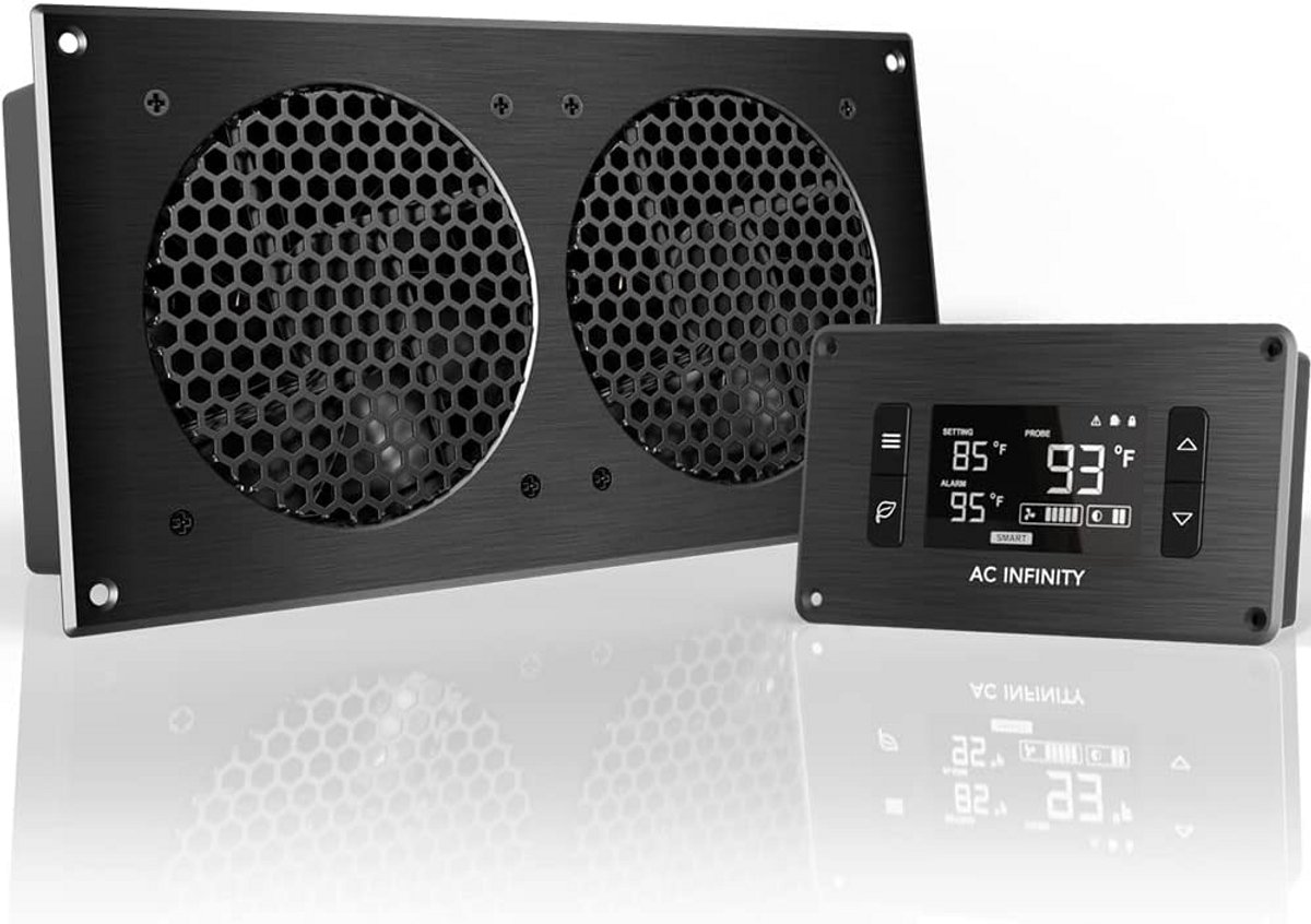 Stil Koelventilatorsysteem 30 cm met Thermostaatbediening voor Thuisbioscoop en AV-kasten