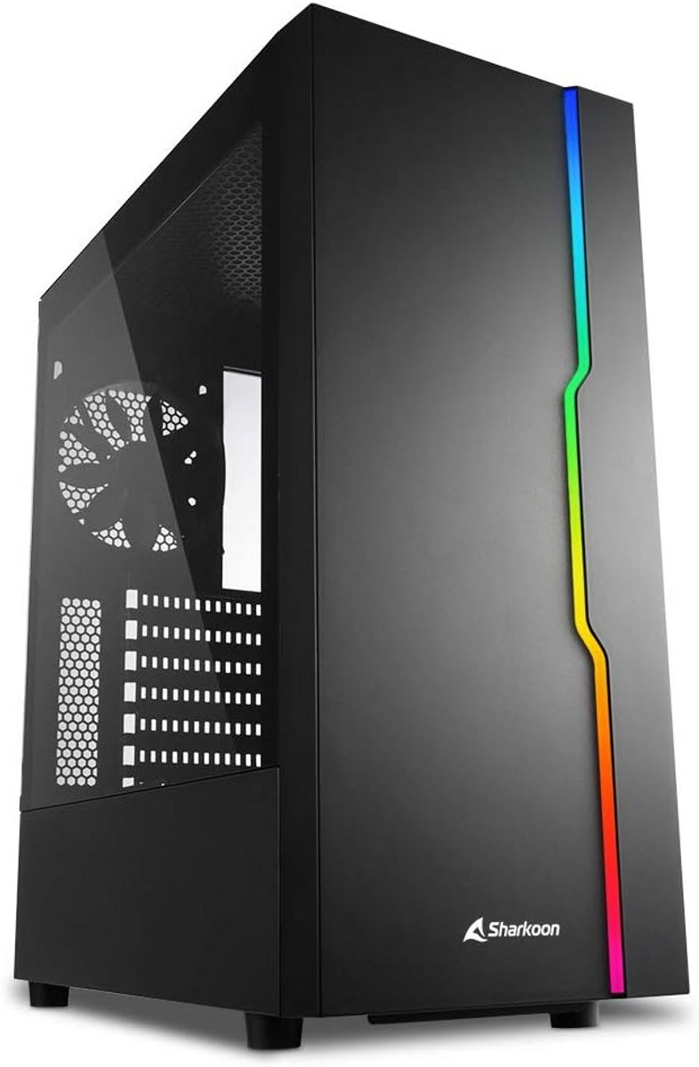 Compacte Gaming Behuizing met RGB-verlichting voor ATX Moederborden