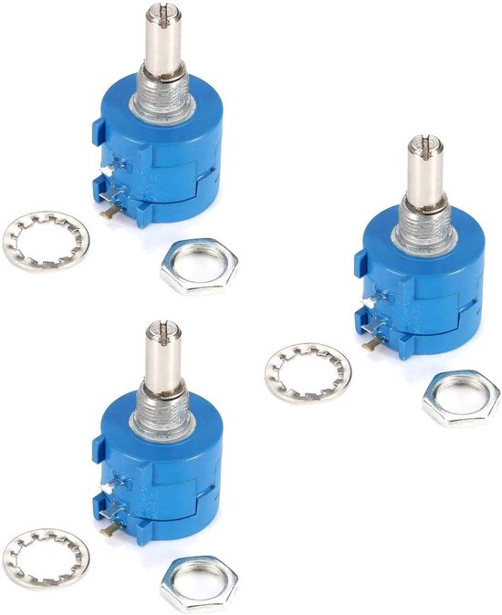 3 Stuks 10-Turn Precisie Potentiometer 10K Ohm | bol