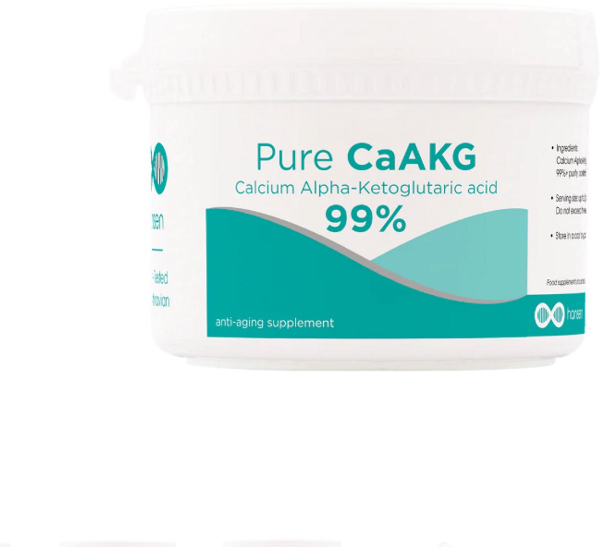 Calcium-Akg - 100 gram pure (ca-akg) poeder (+99%) - 50 tot 100 hoge doseringen - Onafhankelijk getest op zuiverheid - Europees lab kwailiteit - Sport & Longevity Supplemement