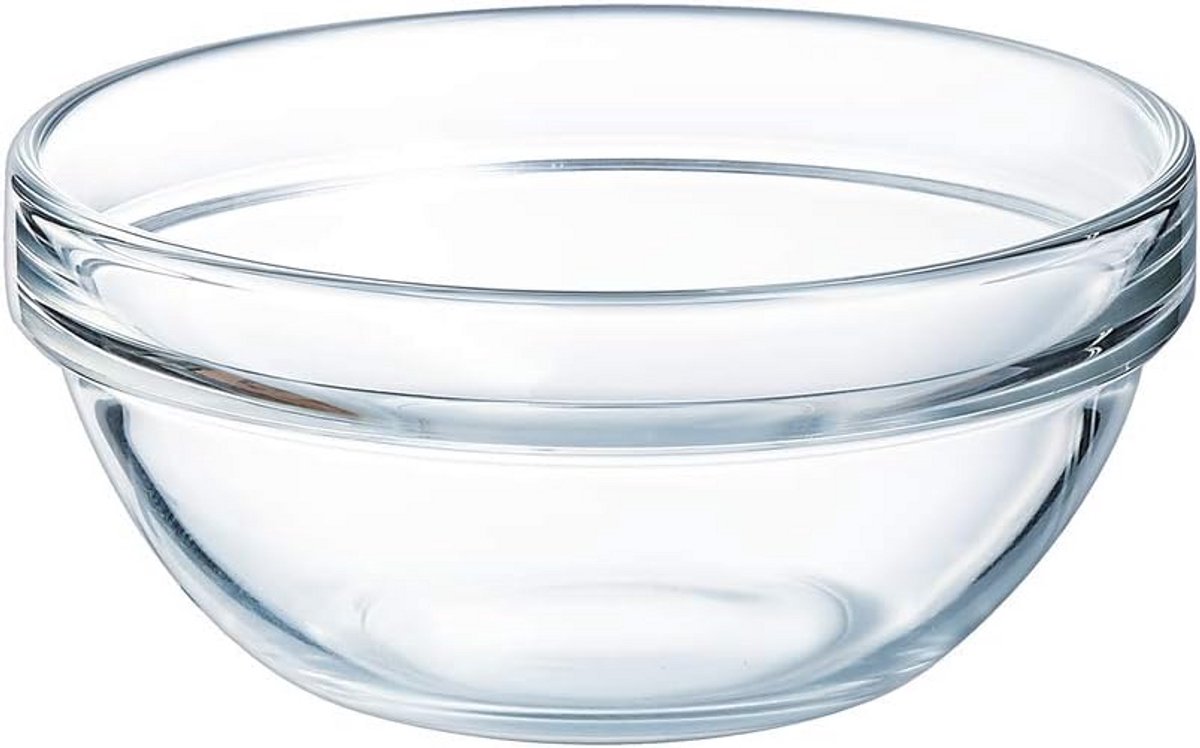 Set van 6 glazen schalen voor desserts en fruit