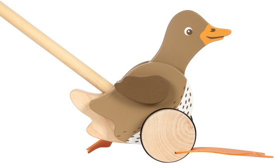 Small Foot - Houten Duwfiguur Eend met Bewegende Kop van Small Foot — afbeelding 5
