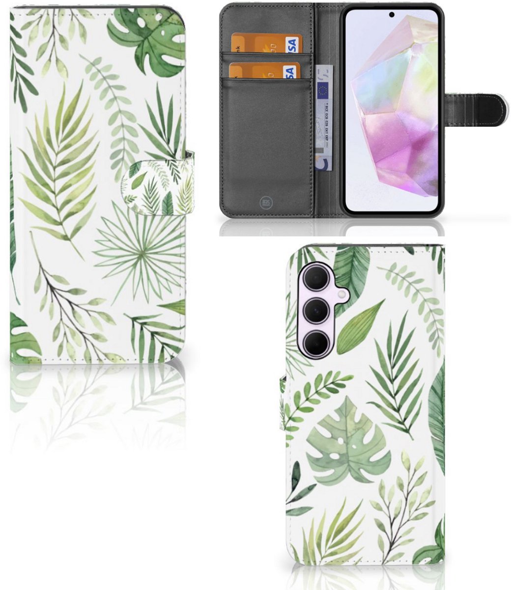 Samsung Galaxy A35 Hoesje Leaves