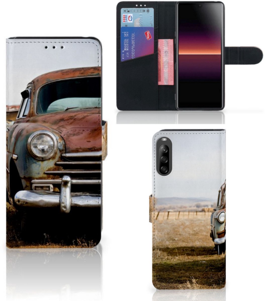 Sony Xperia L4 Telefoonhoesje met foto Vintage Auto