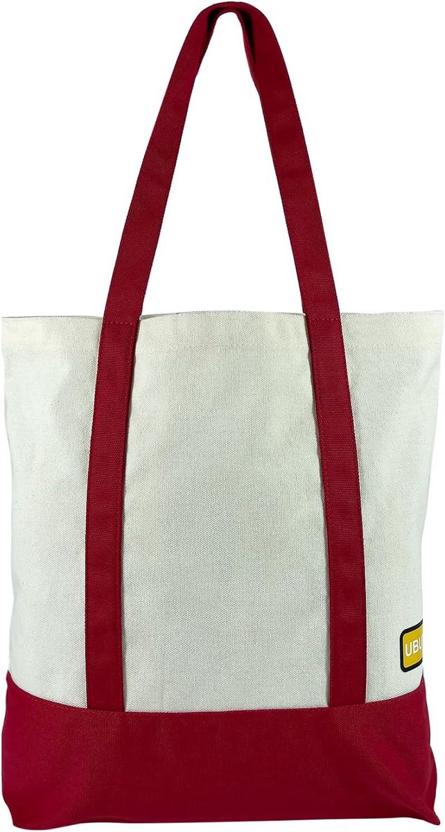 Katoenen boodschappentas met lange hengsel - 450 g/m², 45 x 40 x 10 cm