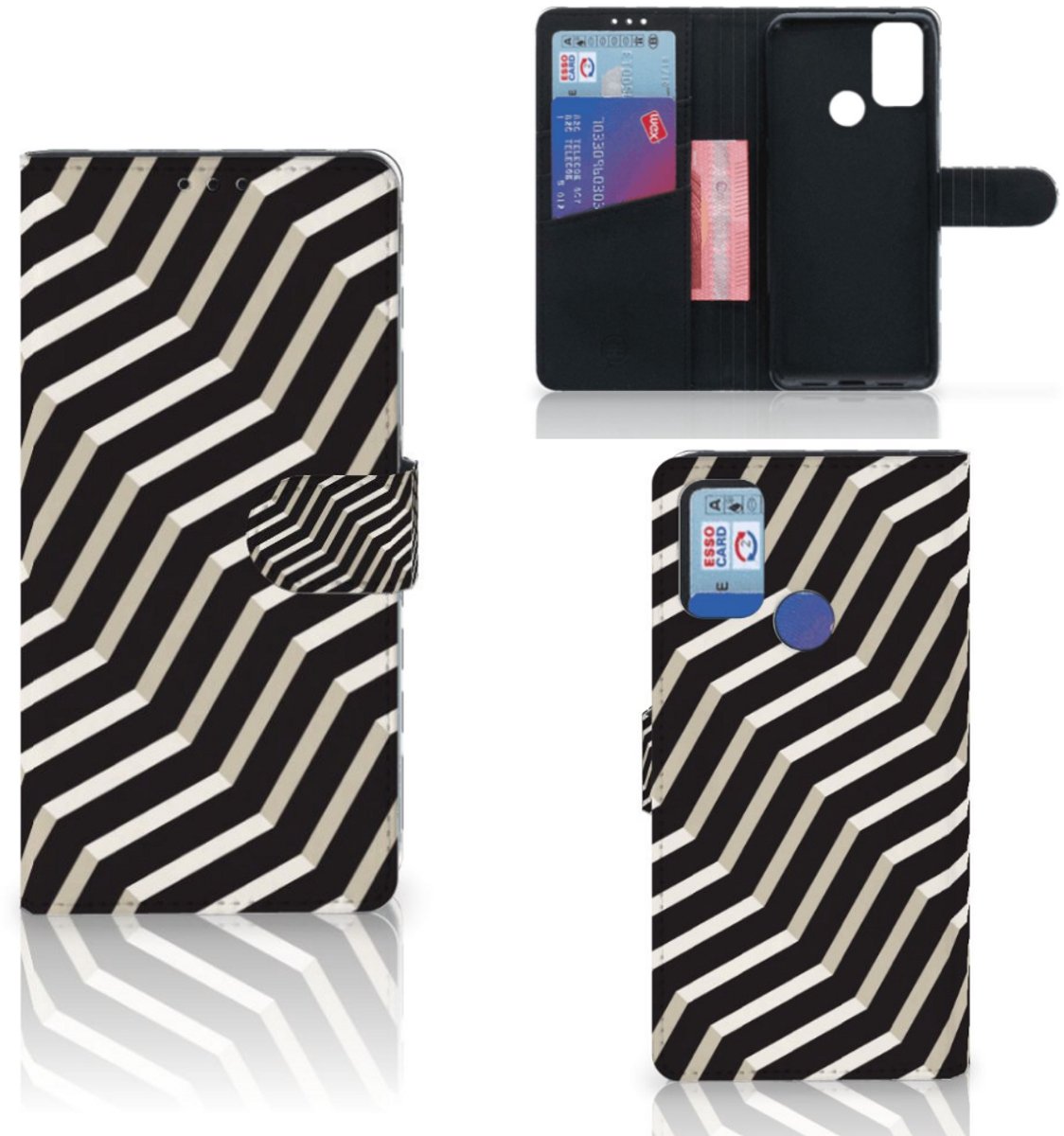Alcatel 1S (2021) Book Case Illusion
