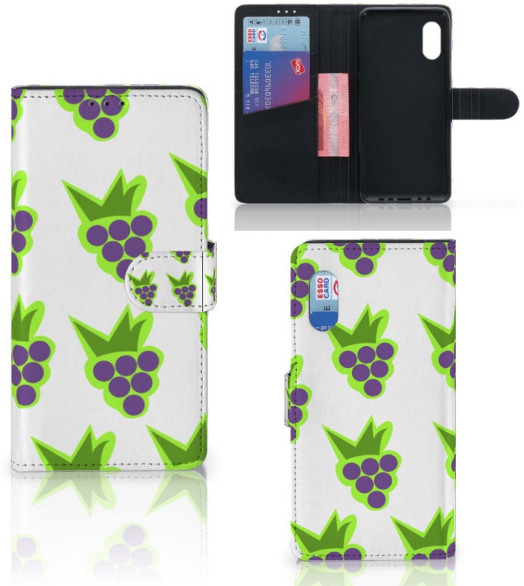 Samsung Xcover Pro Book Cover Druiven