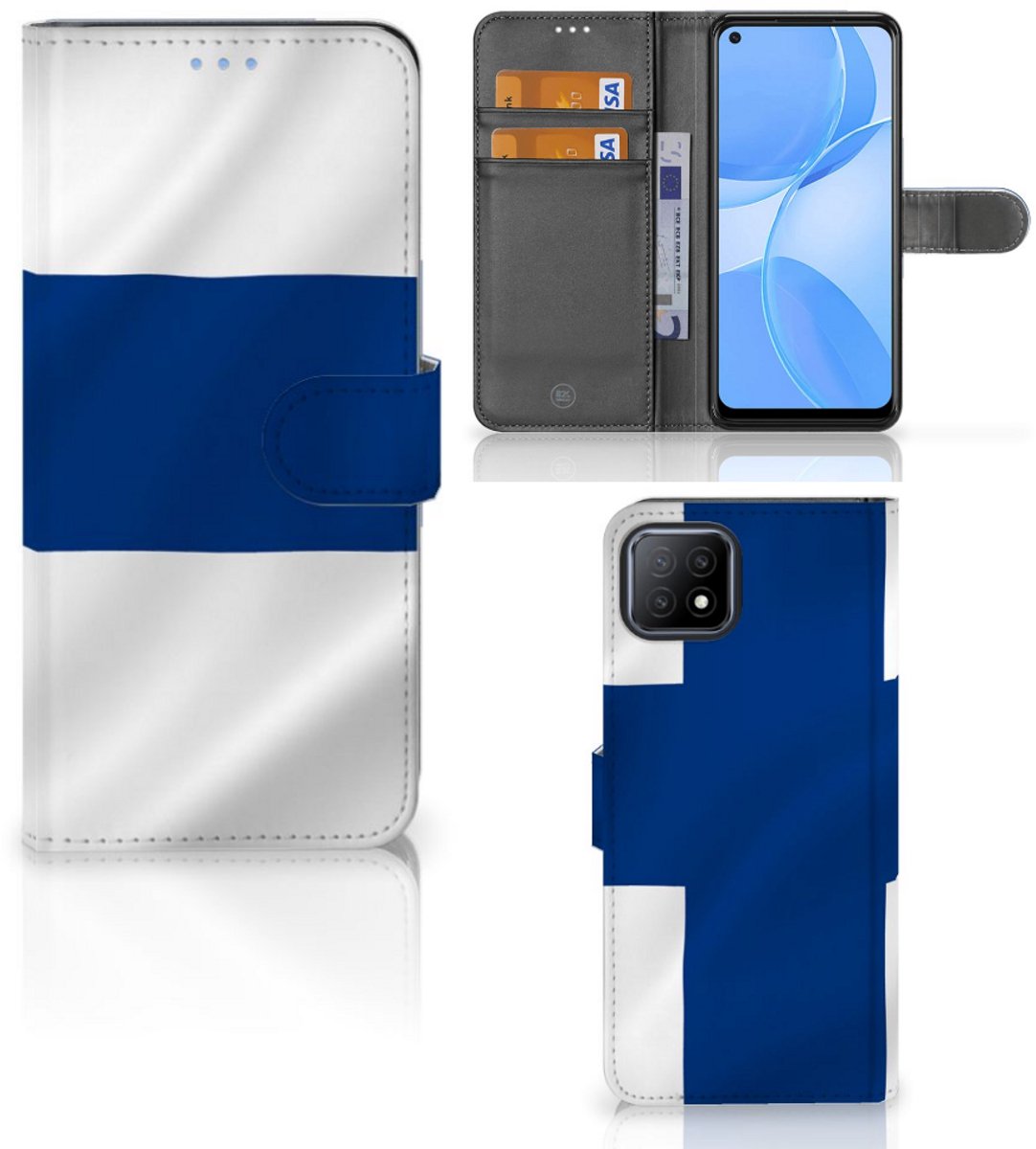 OPPO A73 5G Bookstyle Case Finland